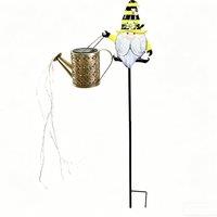 Obasyhig Solar Hollow Watering Can Ground Stake Light - Style 4