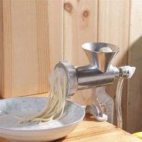 Nordara UK Manual Sausage Maker Meat Grinder Filler Tool in Silver