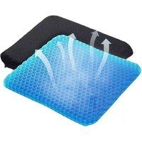 Havendro Breathable Gel Seat Cushion Cooling Double Egg Thick Sitting Pad in Blue