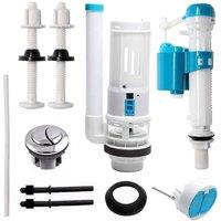 Havendro Bathroom Toilet Cistern Repair Tool Kit Dual Push Button Flush in White