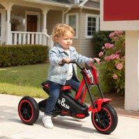 AIYAPLAY Kids Tricycle Baby Trike, 3 Wheel Toddler Balance Bike in Red