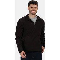 Regatta Men's Thor Overhead Half Zip Fleece in Black | Size: Medium