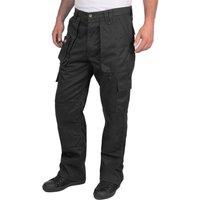 Lee Cooper Workwear Men's Multi Pocket Trouser in Black | Size: 40S