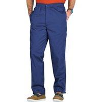 Chums Men's Elasticated Waist Cotton Rugby Trousers with Drawcord in Navy | Size: 48S