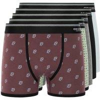 Crosshatch Men's Motifix 5-Pack Cotton Stretch Boxers - Assorted Multi-Tones | Size: Medium