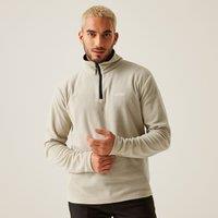 Regatta Men's Thompson Lightweight Half Zip Fleece in Light Stone | Size: Large