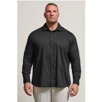 BadRhino Men's Stretch Long Sleeve Shirt in Black | Size: XL