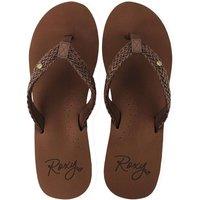 Roxy Women's Mellie III Brown Flip-Flops | Size: 8