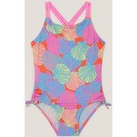 Monsoon Women's Shell Print Ruched Swimsuit Multi | Size: 15-16 Years