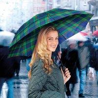 Coopers of Stortford Women's Windproof Folding Umbrella with Vented Canopy & Grip Handle in Dark Blue