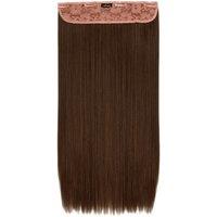 Lullabellz Women's Thick 24` 1 Piece Straight Clip In Hair Extensions in Chesnut