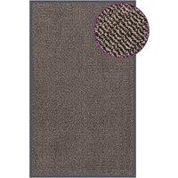 Berkfield Home Doormat Tufted 90x150 cm Dark Brown