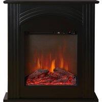 Sureflame Henlow Electric Fireplace Suite in Black, 27 Inch in Black