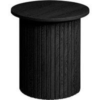 Birlea Black Fluted Side Table Axel | Size: 1 Pack