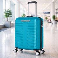 Grace 19 ABS Cabin Suitcase TSA Lock 4-Wheel Carry-On Lite in Teal