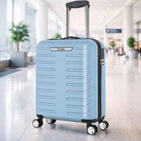 Grace 19 ABS Cabin Suitcase TSA Lock 4-Wheel Carry-On Lite in Blue