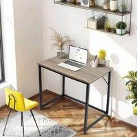 House of Home Desk Computer PC Laptop Home Office Work desk, Study Writing Light Brown Rustic Style