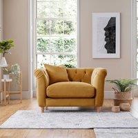 The Great Sofa Company Kensington Velvet Chesterfield Armchair in Gold