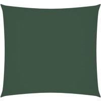 Berkfield Home Sunshade Sail Oxford Fabric Square 7x7 m Dark Green