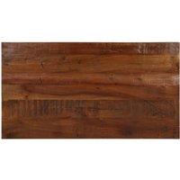 Berkfield Home Table Top 100x70x2.5 cm Rectangular Solid Wood Reclaimed in Brown