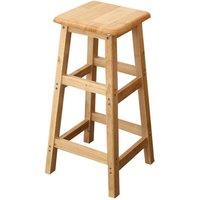 Nordara 70cm Wooden Bar Stool Kitchen Breakfast Chair in Natural