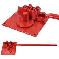 Nordara Manual Rebar Bender Steel Bar Bender Easy Bending 1-20mm UK in Red
