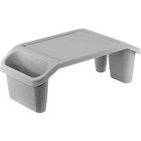 Havendro Grey Portable Bed Tray & Drink Holder Laptop Serving Table