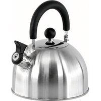 Havendro 2.5 L Stainless Steel Whistling Camping Kettle Cordless in Silver