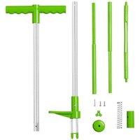 Havendro Steel Weed Puller Twister Claw Weed Remover Weeding Root Killer in Green