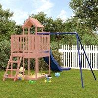 Berkfield Home Outdoor Playset Solid Wood Douglas in Brown
