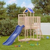 Berkfield Home Outdoor Playset Solid Wood Pine in Brown