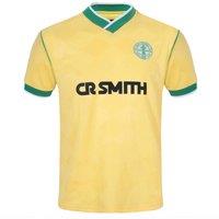 Celtic FC Men's Adults Retro Shirt in Yellow | Size: Medium
