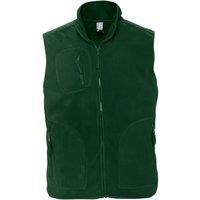 SOL'S Men's Norway Anti-Pill Fleece Bodywarmer Gilet in Green | Size: XL