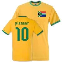 South Africa Men's Mens Steven Pienaar Ringer Tee in Yellow | Size: Medium