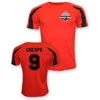 River Plate Men's Mens Hernan Crespo Sports Training Jersey in Red | Size: Large