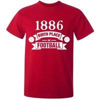 Arsenal FC Men's Birth Of Football T-Shirt in Red | Size: Medium