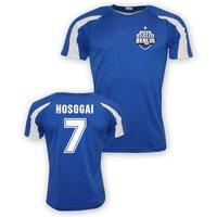 Hertha BSC Men's Mens Hajime Hosogai Hertha Berlin Sports Training Jersey in Blue | Size: Large