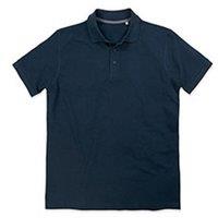 Stedman Stars Men's Harper Cotton Polo in Blue | Size: Medium