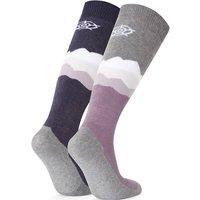 TOG24 Men's 'Allevard' Ski Socks in Grey | Size: Small