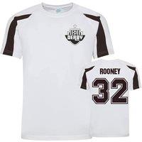 Derby County Men's Mens Wayne Rooney Sports Training Jersey in White | Size: Large