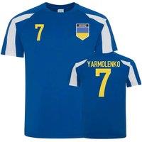 Ukraine Men's Mens Sports Training Jersey - Yarmolenko 7 in Blue | Size: Small