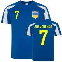 Ukraine Men's Mens Andriy Shevchenko Sports Training Jersey in Blue | Size: XL