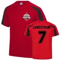 Sheffield United FC Men's Mens John Lundstram Sports Training Jersey in Red | Size: Large