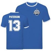 Cardiff City Men's Mens Callum Paterson Cardiff Ringer Tee in Blue | Size: XL