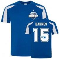 Leicester City FC Men's Mens Harvey Barnes Sports Training Jersey in Blue | Size: Small