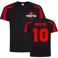 Eintracht Frankfurt Men's Mens Filip Kostic Frankfurt Sports Training Jersey in Black | Size: XL
