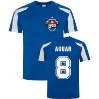 Olympique Lyon Men's Mens Houssem Aouar Lyon Sports Training Jersey in Blue | Size: Small