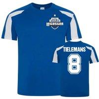 Leicester City FC Men's Mens Leicester Sports Training Jersey - Tielemans 8 in Blue | Size: Small