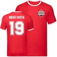Atletico Madrid Men's Mens Diego Costa Ringer Tee in Red | Size: Medium