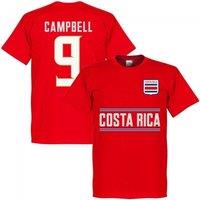 Costa Rica Men's Mens Campbell 9 Team T-Shirt in Red | Size: 2XL